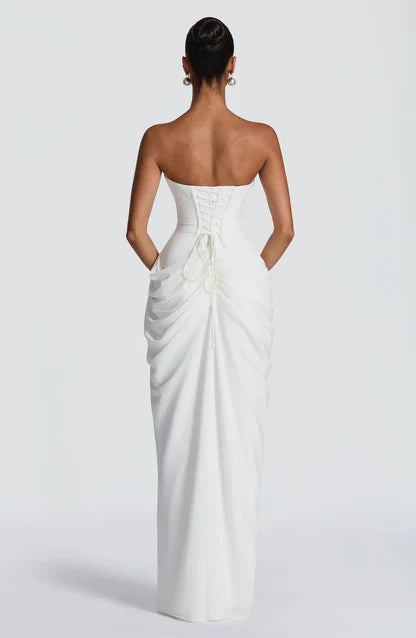 LUNA | Vestido Largo Satinado Elegante
