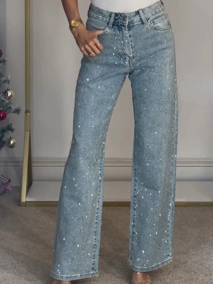 EMMA | Jeans Brillo Cintura Alta