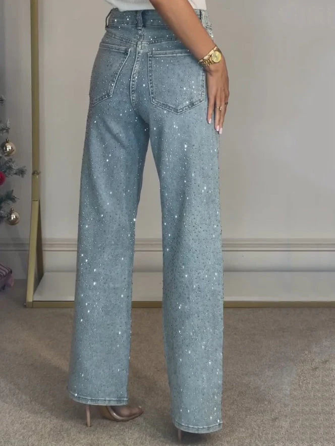 EMMA | Jeans Brillo Cintura Alta