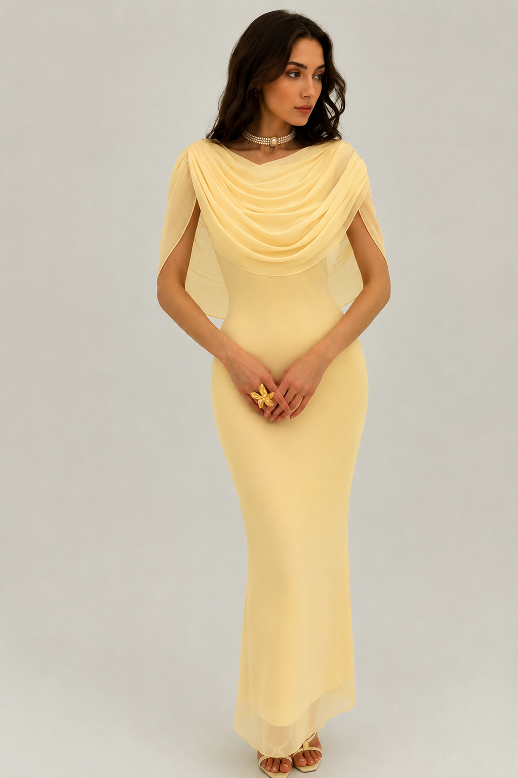 AURELIA | Vestido satinado de gala