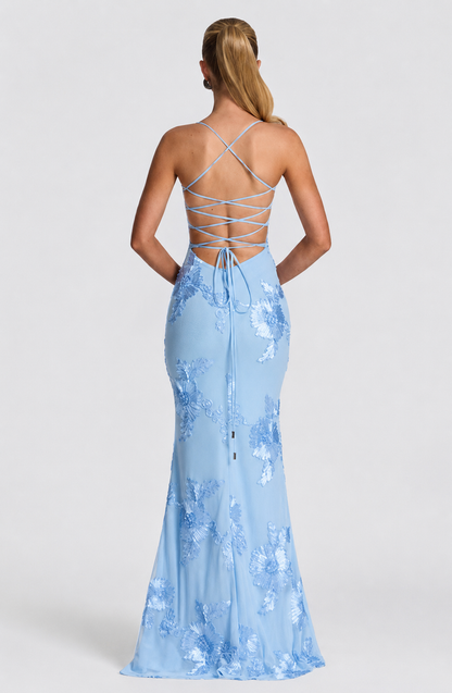 INDARA | Vestido Largo Satin Elegance