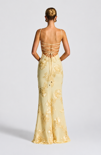 INDARA | Vestido Largo Satin Elegance