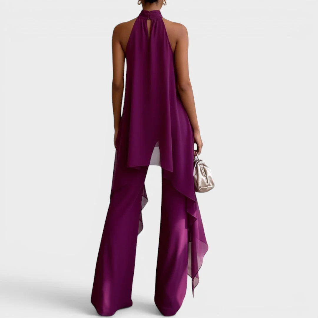 CARLA | Conjunto Elegante Cuello Halter