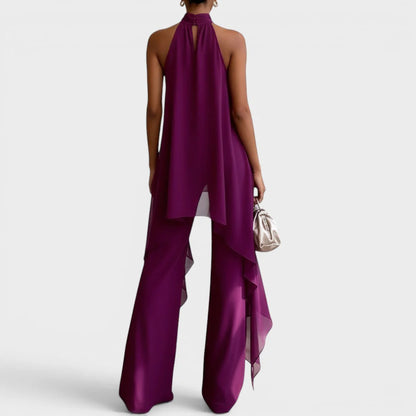CARLA | Conjunto Elegante Cuello Halter
