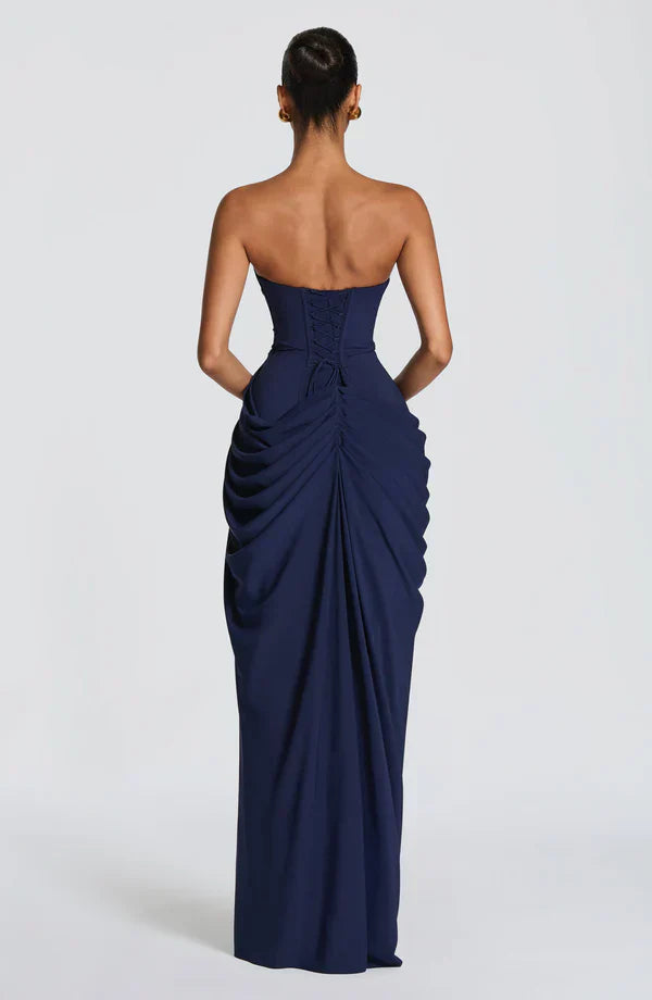 LUNA | Vestido Largo Satinado Elegante