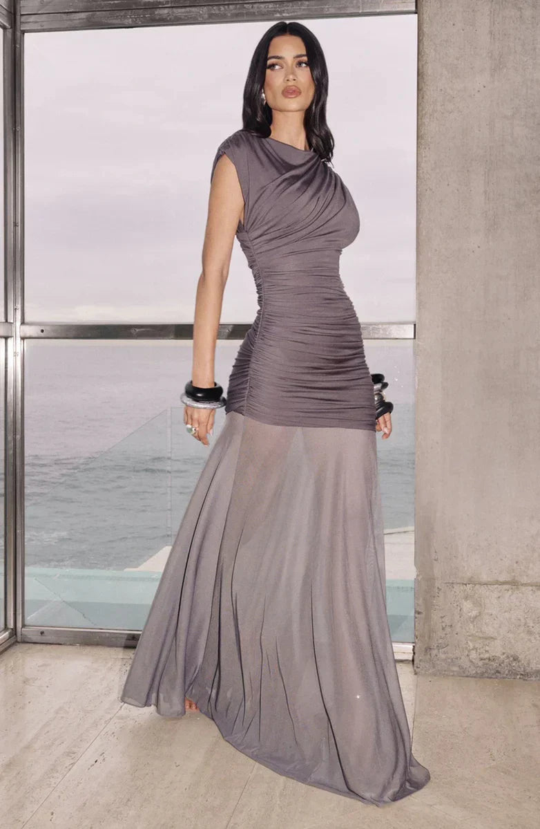 SARA | Vestido Largo De Corte Elegante