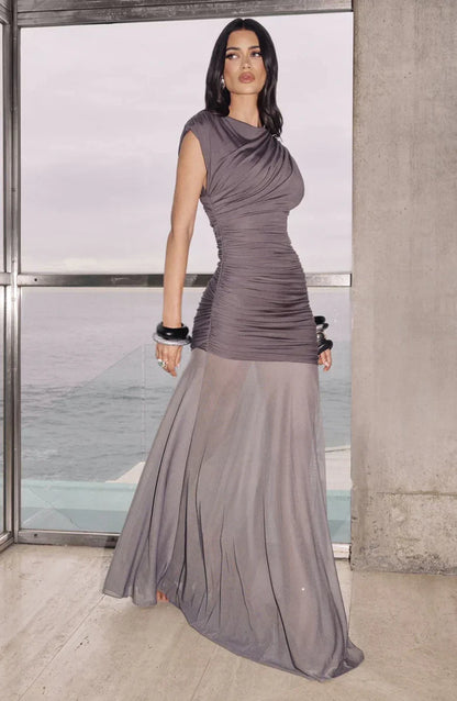 SARA | Vestido Largo De Corte Elegante