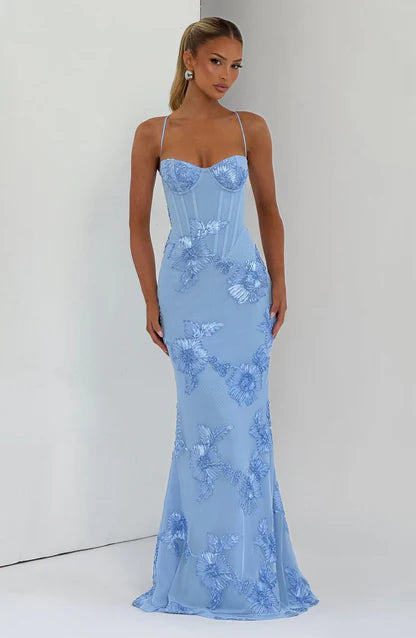 INDARA | Vestido Largo Satin Elegance