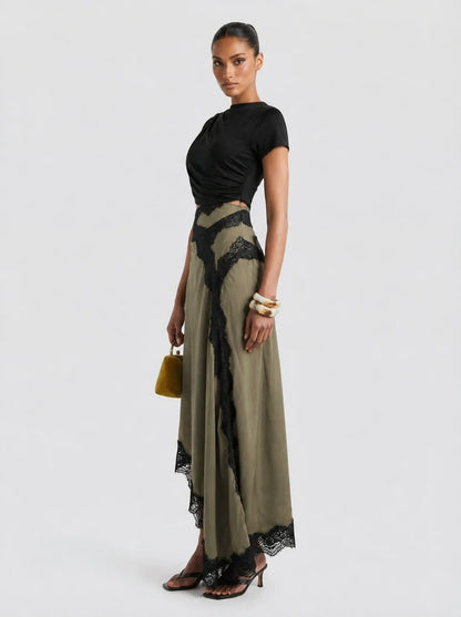 MAR | Conjunto Top y Falda De Encaje Limited Edition