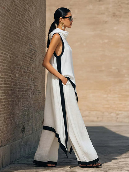 GIADA | Conjunto Elegante Con Corte Artístico.