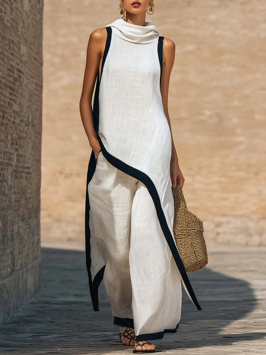 GIADA | Conjunto Elegante Con Corte Artístico.