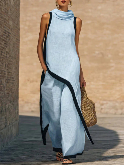 GIADA | Conjunto Elegante Con Corte Artístico.