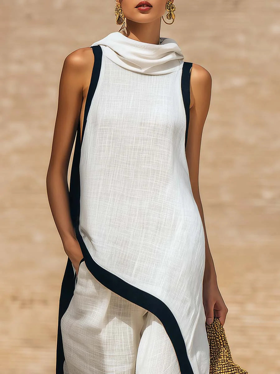 GIADA | Conjunto Elegante Con Corte Artístico.